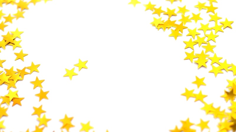 Gold star stickers