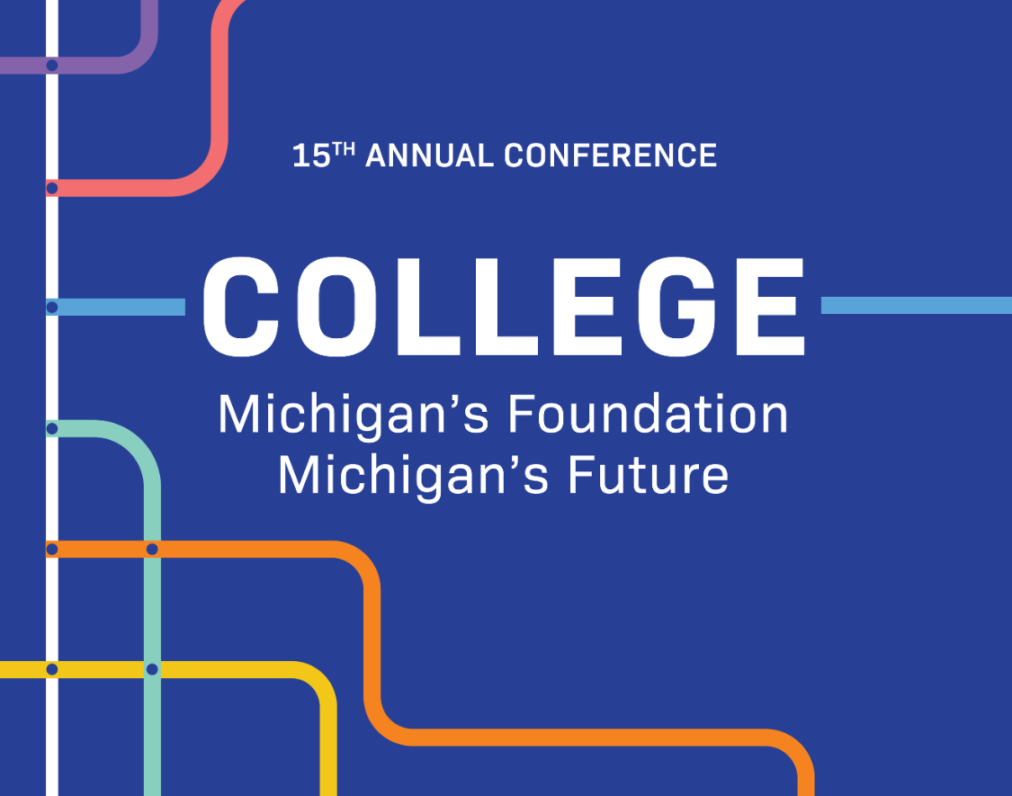 A graphic with the conference theme and branding